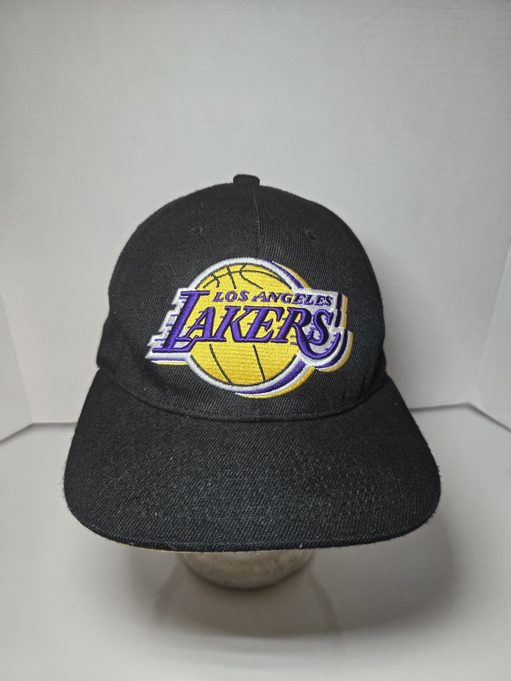 Los Angeles Lakers Black Snapback Hat Mitchell And Ness